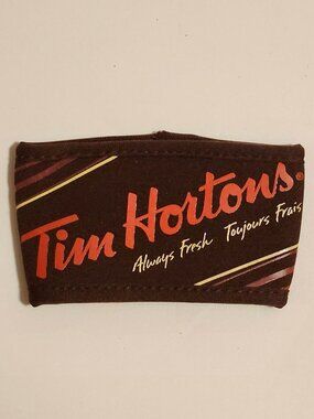Rare Tim Horton's Sleeve Travel Mug Sleeve Paper Cup